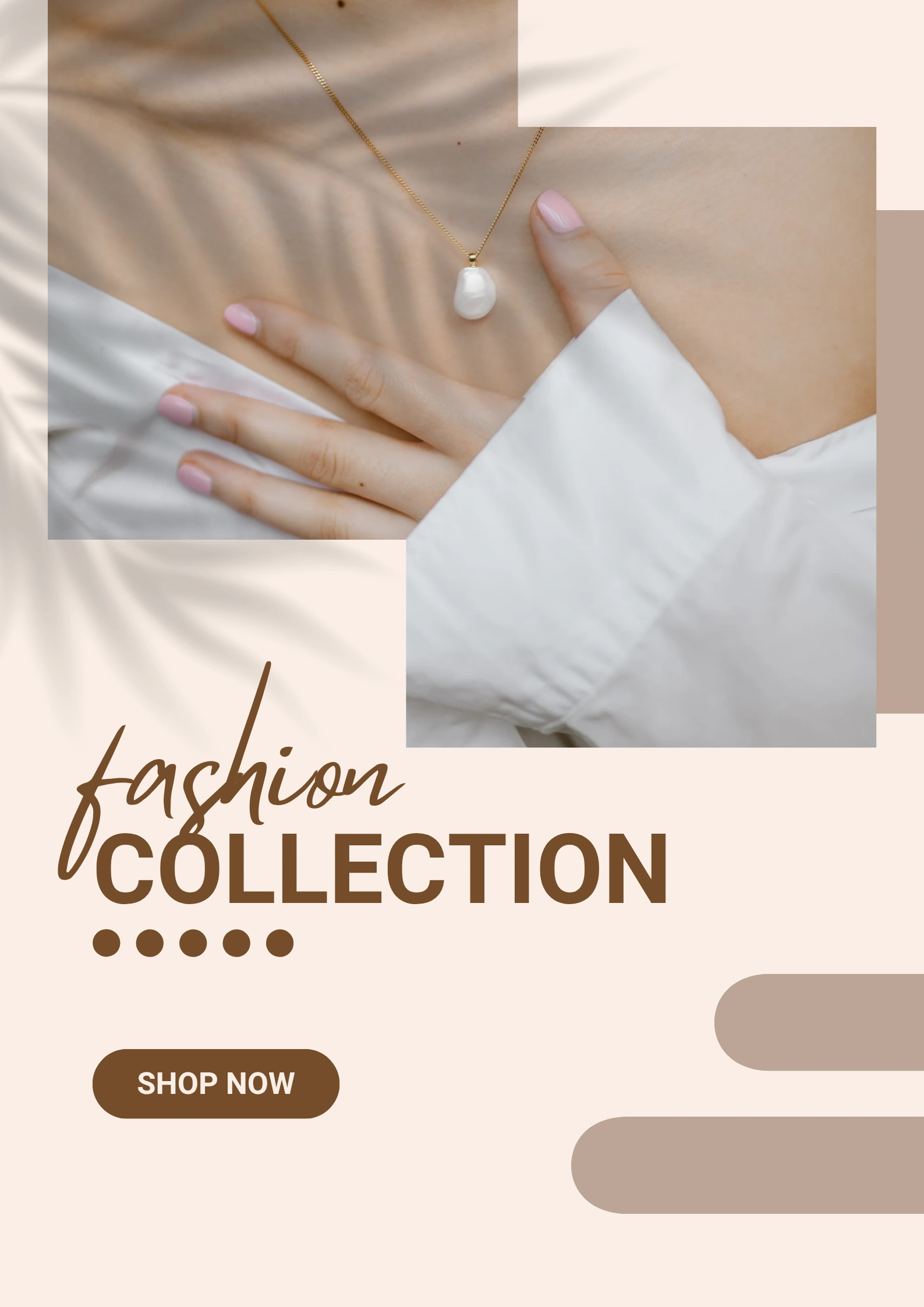 Jewellery for fashion collection