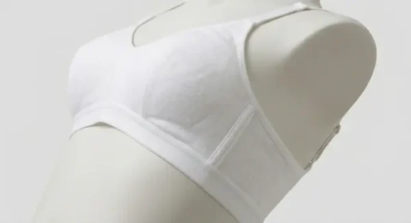 White cottan padded bra